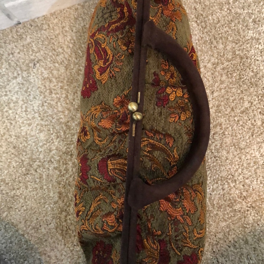 Nice embroidery Old Navy satchel - Picture 2 of 11